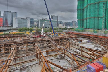 25 Haziran 2021 Kai Tak Geliştirme 'de yapım aşamasında.