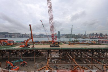 25 Haziran 2021 Kai Tak Geliştirme 'de yapım aşamasında.