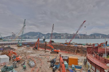 25 Haziran 2021 Kai Tak Geliştirme 'de yapım aşamasında.