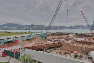 25 Haziran 2021 Kai Tak Geliştirme 'de yapım aşamasında.