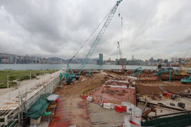 25 Haziran 2021 Kai Tak Geliştirme 'de yapım aşamasında.