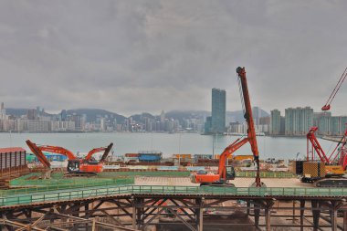 25 Haziran 2021 Kai Tak Geliştirme 'de yapım aşamasında.