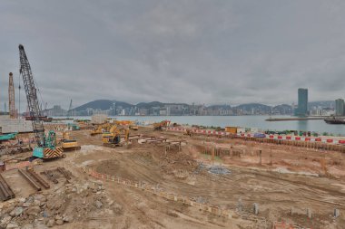 25 Haziran 2021 Kai Tak Geliştirme 'de yapım aşamasında.