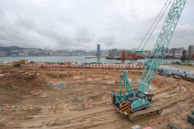 25 Haziran 2021 Kai Tak Geliştirme 'de yapım aşamasında.