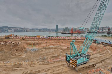 25 Haziran 2021 Kai Tak Geliştirme 'de yapım aşamasında.