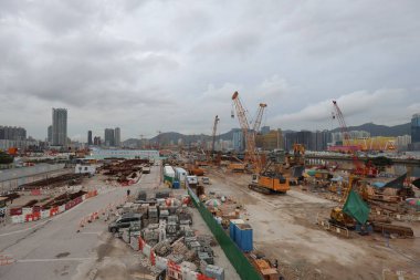 25 Haziran 2021 Kai Tak Geliştirme 'de yapım aşamasında.