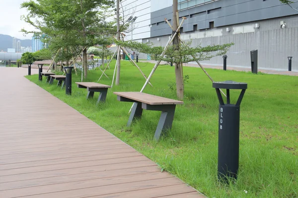 Juni 2021 Relaxavdelningen Kai Tak Promenade Park — Stockfoto