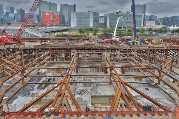Junho 2021 Construção Kai Tak Development — Fotografia de Stock