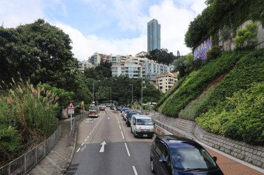 11 Jue 2021 Stubbs Roadat Hong Kong 'un bir yolu.