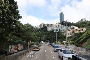 11 Jue 2021 Stubbs Roadat Hong Kong 'un bir yolu.