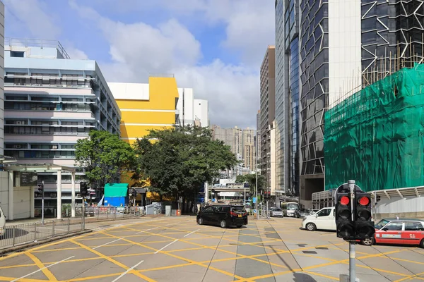 Jue 2021 Eine Straßenansicht Der Queen Road Östlich Von Hongkong — Stockfoto