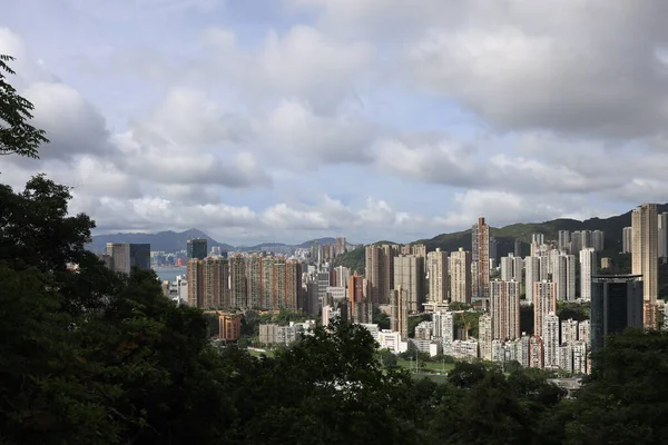 2021年6月11日香港跑马地的城市景观 — 图库照片