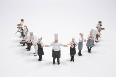 Grubun mini figürü Catering Industry