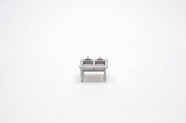 Mini metal mutfak aletlerinin ölçeği