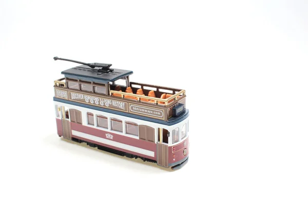 Scala Del Modello Tram Classico — Foto Stock