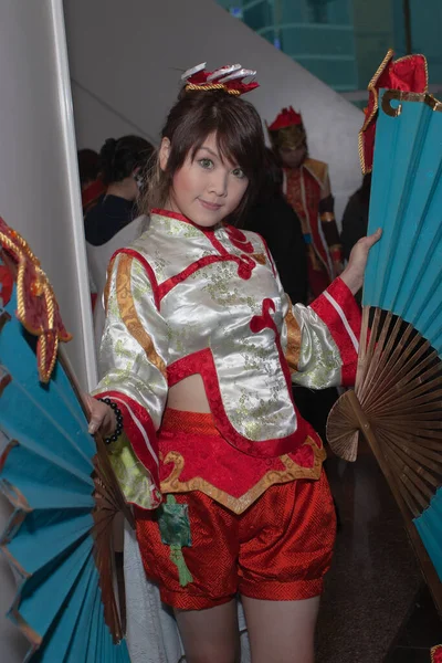 Dic 2005 Ritratto Del Giappone Anime Cosplay Donna Alla Festa — Foto Stock