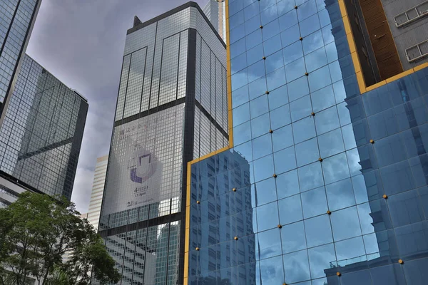 Juni 2021 Kantoortoren Bij Wan Chai Hong Kong — Stockfoto