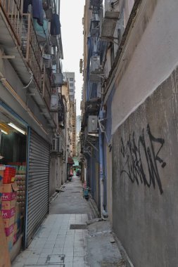 11 March 2021, the residential area of the Sham Shui Po, hk