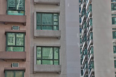 11 July 2021 Apartment block in Hang Hau, Hong Kong