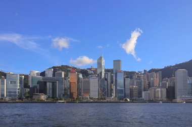 10 July 2021 HK famous landmarks,  Skyscraper Buildings and Business Financial District