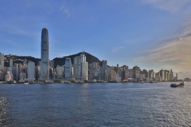 10 July 2021 the Skyscraper Cityscape Day Victoria Harbour, hk