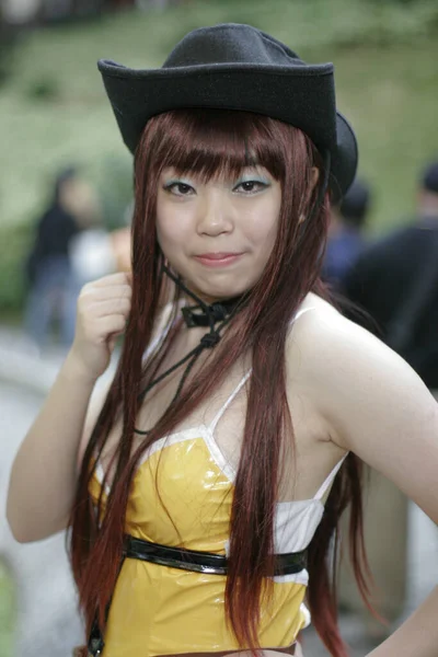 Nov 2005 Porträt Einer Japanischen Anime Cosplay Frau Auf Einer — Stockfoto