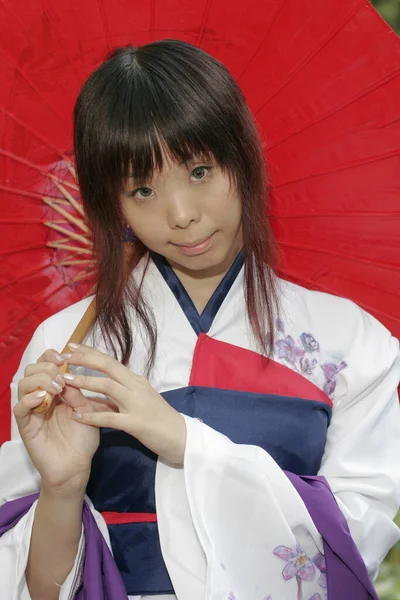 Nov 2005 Portrait Japan Anime Cosplay Woman Party — Stock Photo, Image