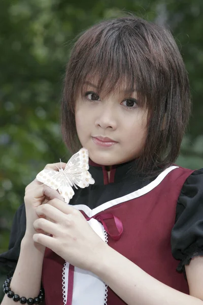 Nov 2005 Porträtt Japan Anime Cosplay Kvinna Fest — Stockfoto