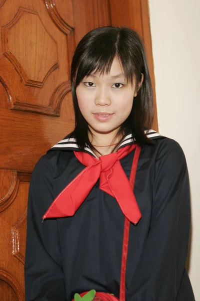 Nov 2005 Porträt Einer Japanischen Anime Cosplay Frau Auf Einer — Stockfoto