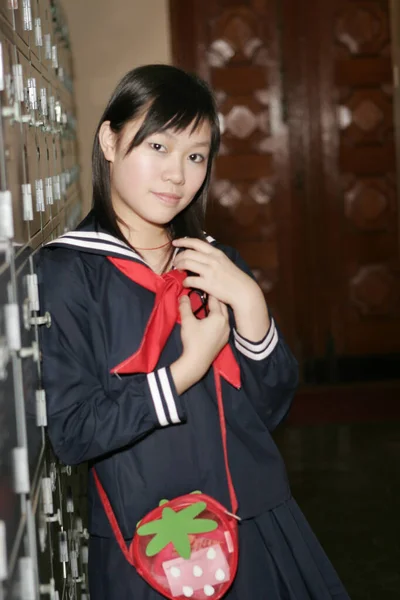 Kasım 2005 Japonya Portresi Anime Cosplay Kadını Partide — Stok fotoğraf