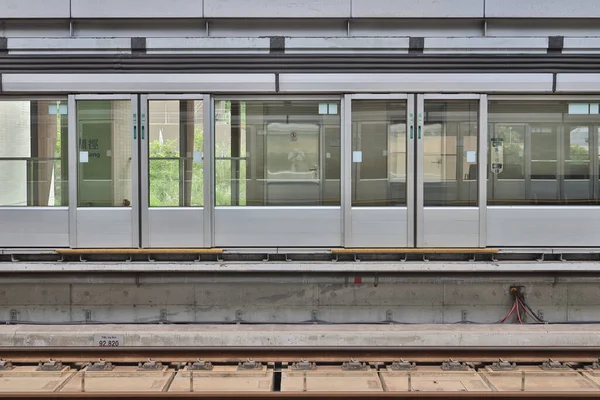 Luglio 2021 Stazione Ferroviaria Vuota All Aperto — Foto Stock