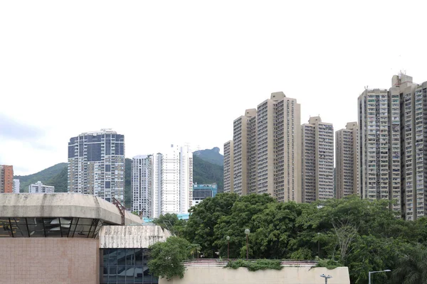 Juli 2021 Hin Keng Estate Tai Wai Hong Kong — Stockfoto