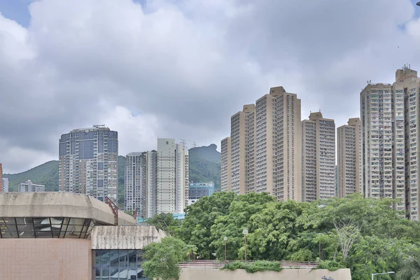 Ιουλίου 2021 Hin Keng Estate Στο Tai Wai Χονγκ Κονγκ — Φωτογραφία Αρχείου