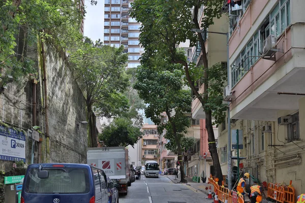 Juli 2021 Nach Der Stadterneuerung Der Wohnungen North Point Hongkong — Stockfoto