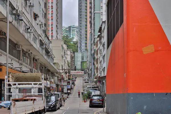 Juli 2021 Residentiële Appartementen Van North Point Hong Kong — Stockfoto