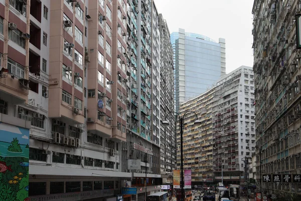 Июля 2021 Residential Apartments North Point Hong Kong — стоковое фото