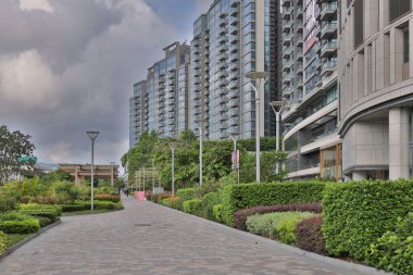 2 Temmuz 2021 Hong Kong 'daki North Point Gezinti Alanı.