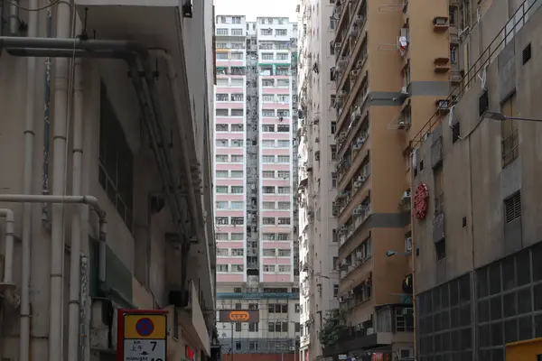 Juli 2021 Residentiële Appartementen Van North Point Hong Kong — Stockfoto