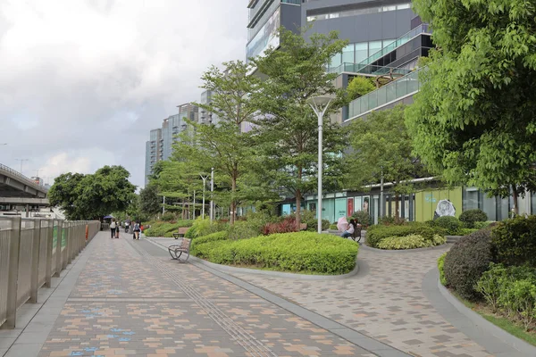 Julho 2021 Paisagem North Point Promenade Hong Kong — Fotografia de Stock