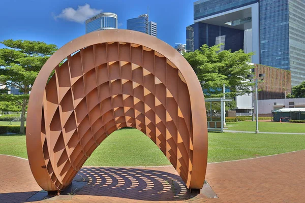 July 2021 Installation Art Tamar Park Hong Kong — Photo