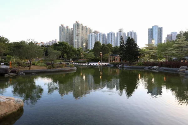 Lake Hang Hau Man Kuk Lane Park July 2021 — Foto Stock