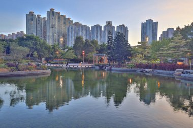  the lake at Hang Hau Man Kuk Lane Park 15 July 2021 