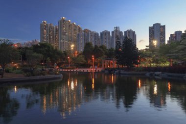  the lake at Hang Hau Man Kuk Lane Park 15 July 2021 
