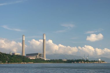 2 Temmuz 2005 'te Lung Kwu Tan' daki Tuen Mun Santrali
