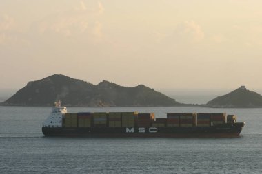 the sunset at the Lung kwn tan, hong kong 