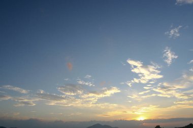 the sunset at the Lung kwn tan, hong kong 