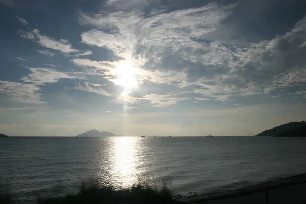 Blue Sea Sun Sky Lung Tsai — Stock Photo, Image