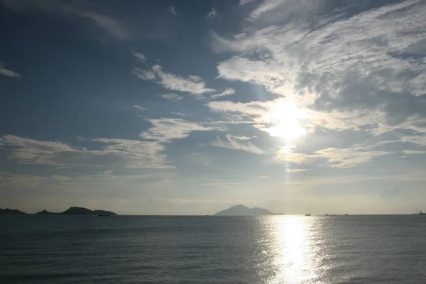 Mar Azul Sol Céu Lung Tsai — Fotografia de Stock