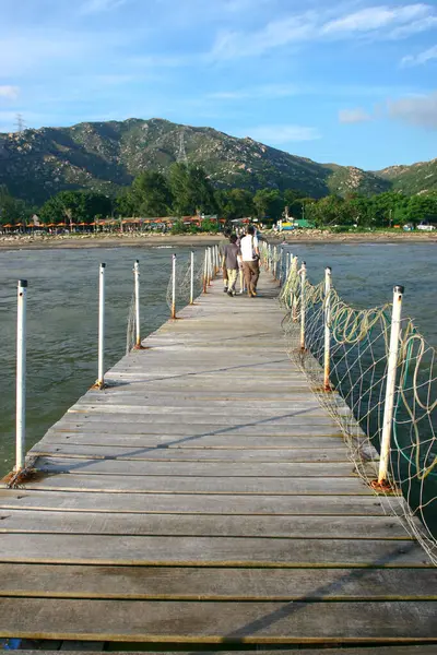 Pontoon Jetty Water Lung Kwu Tan — Stok fotoğraf