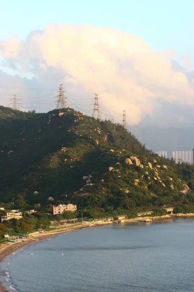 香港龙鼓滩海岸线 — 图库照片